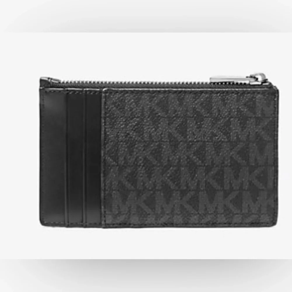 Michael Kors Jet Set Travel Monogram Coin/Card Holder